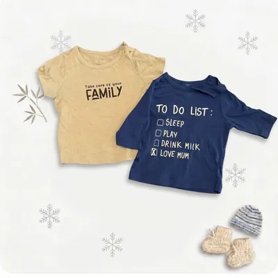 Lot de 2 tee shirt 3 mois